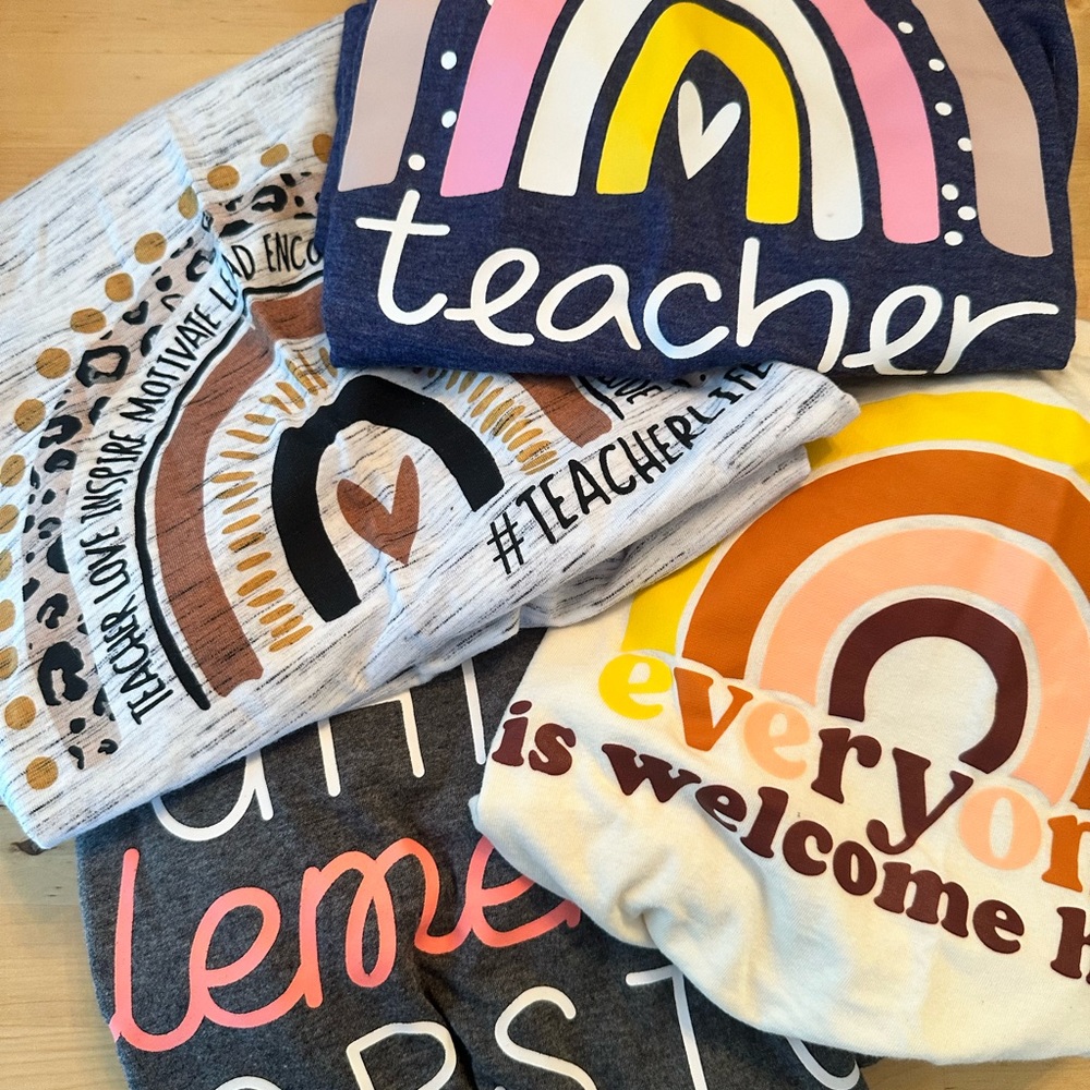 Set of Teacher Tees